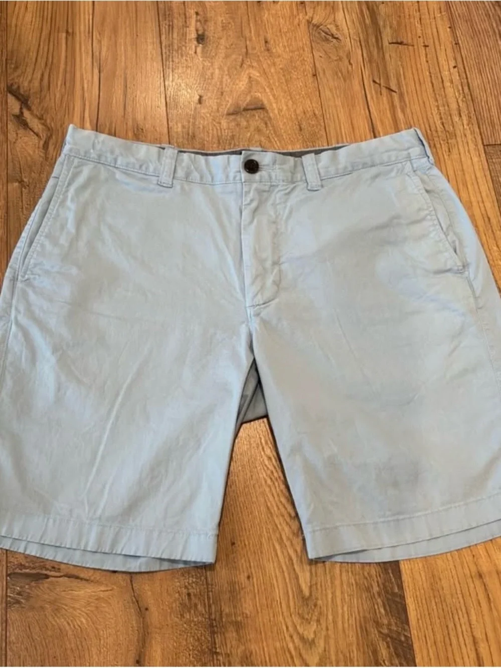 J. Crew Men’s Light Blue Flat Front Chino Shorts